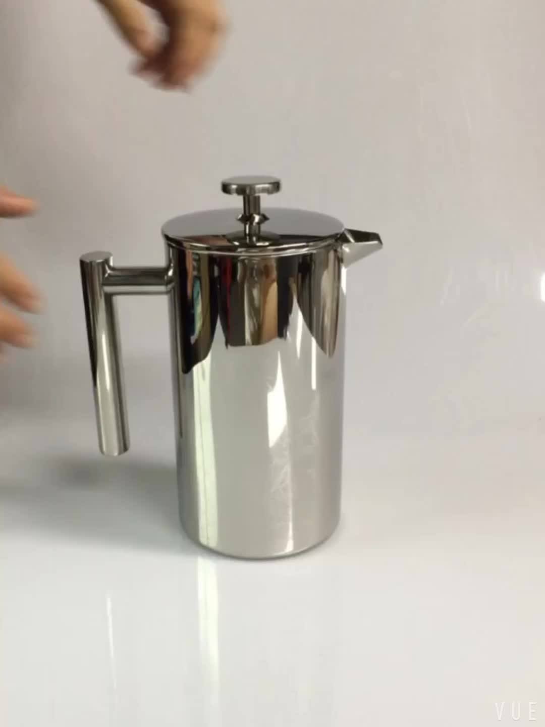 Different Sizes Copper Color Stainless Steel Coffee Maker French Press