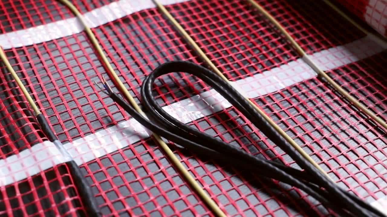 Most Popular Warm Electric Underfloor Heating Cable Mat Floor Heating