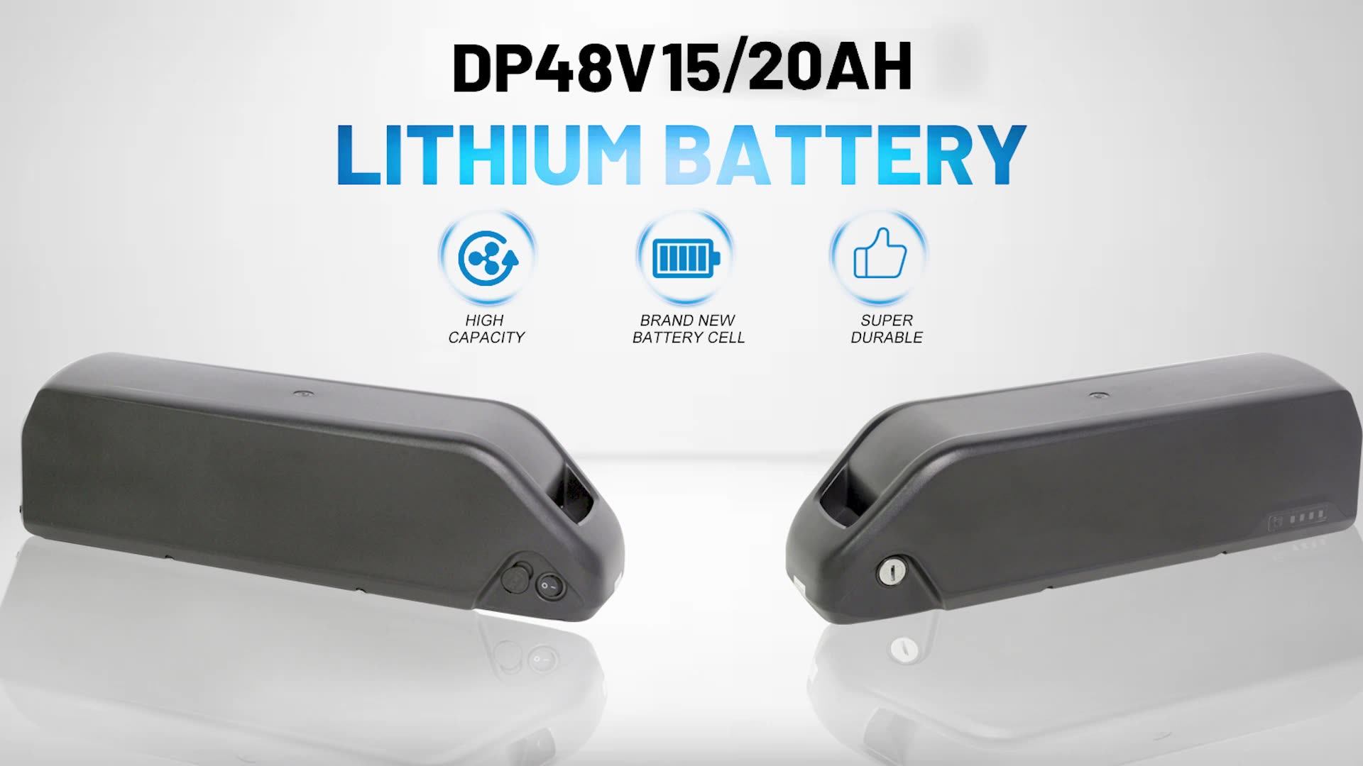 Waterproof Bms Electric Bicycle Rechargeable Lithium Ion Battery 1500w