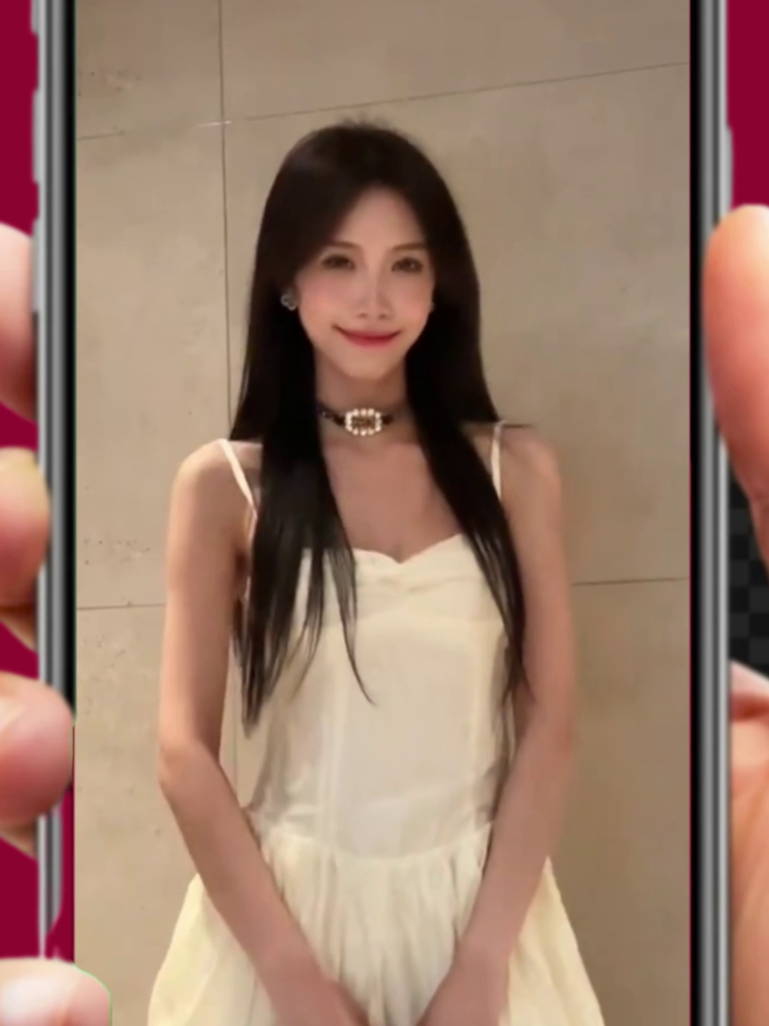 小个子也可够够穿出法式辣妹感的白色吊带裙最后有多绝