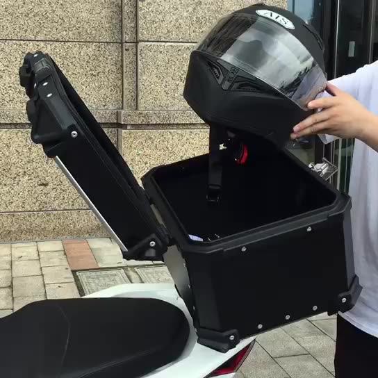 45l 55l 65l Black / Silver Motorcycle General Rear Trunk Rear Trunk