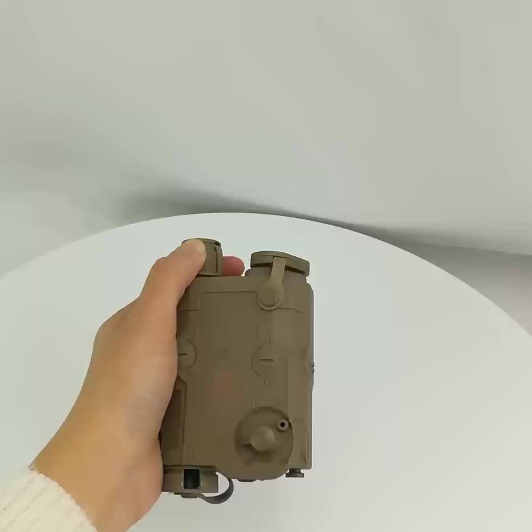 Actionunion Airsoft An/peq15 Battery Box With Red Laser For Airgun
