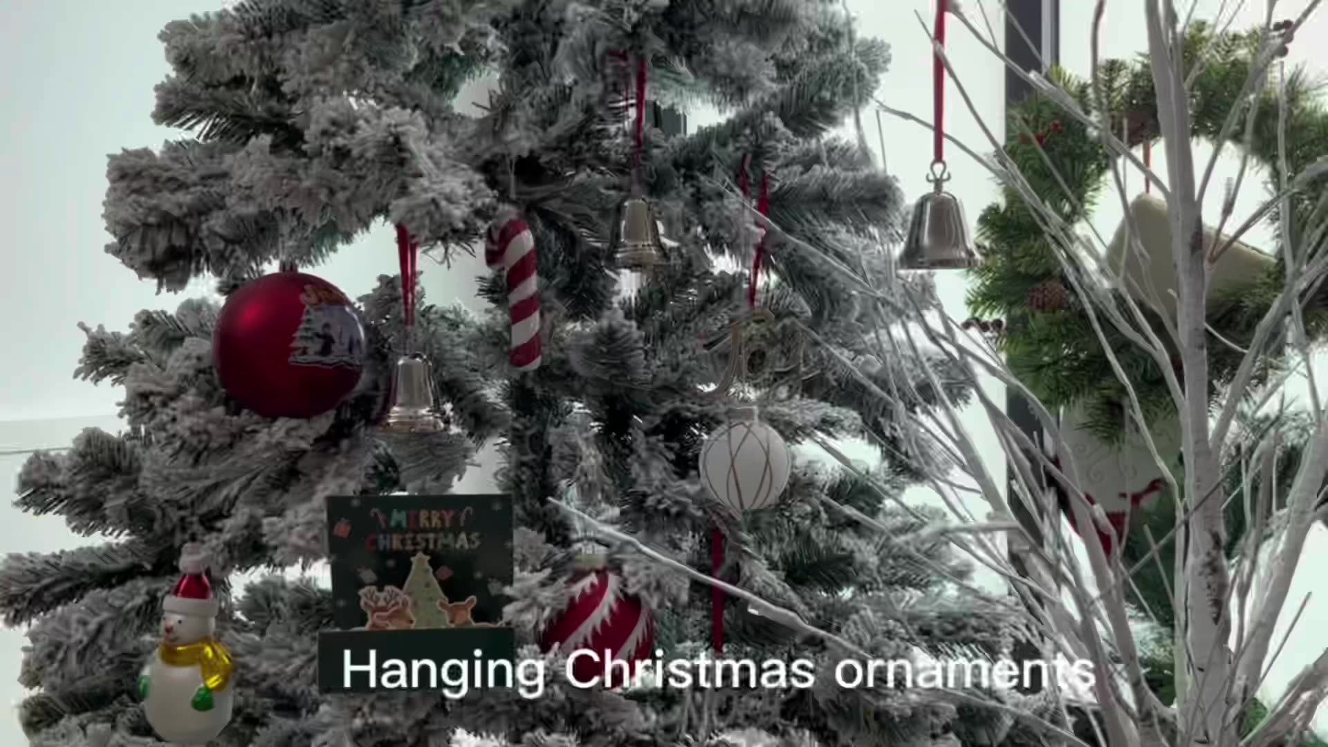 Epoxy Pet Memorial Heart Pawprint Photo Frame Hanging Christmas