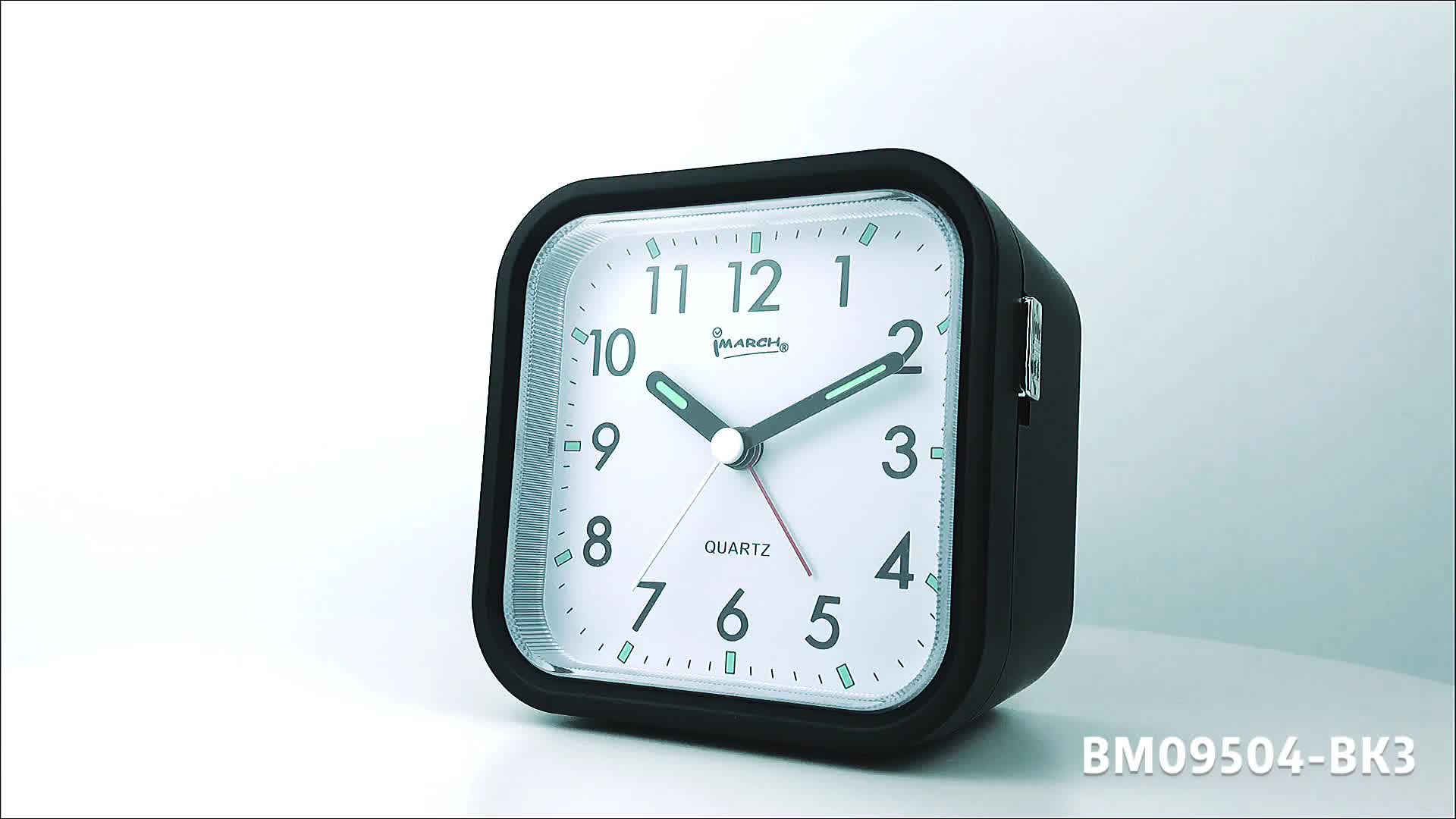 Imsh Bm09504 Quartz Analog Alarm Clocks Table Bedside Alarm Clock