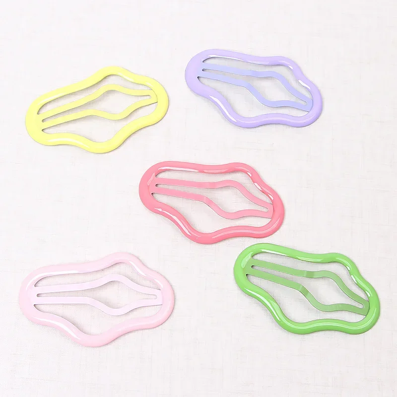 Cloud -like hollow minimalist broken hair artifact BB clip female…