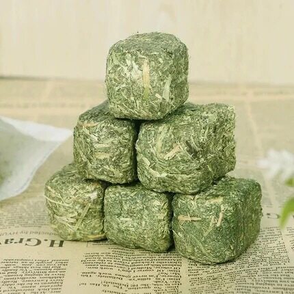 Grass brick tortoise food conditioning intestinal promotion acid drain stone money plantain feed grass high fiber teeth grinding