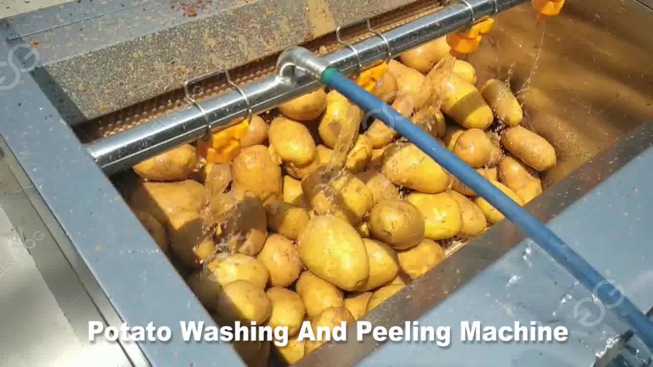 Industrial Stainless Steel Semi Automatic Potato Chips Maker Production