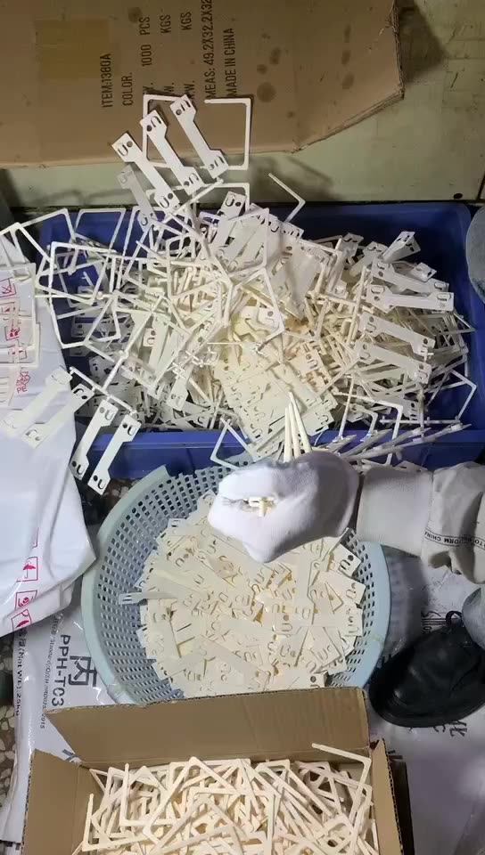 Plastic Utube Fasteners Uclip Fastener Without Glue For Medical