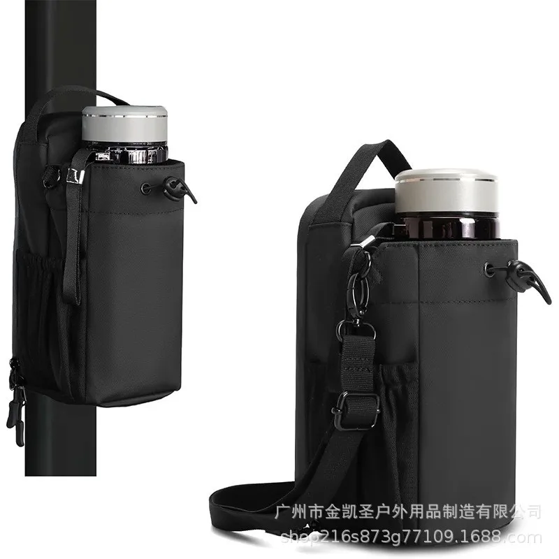 in stock Factory Amazon Hot Selling Explosions Weekend Gym Magnetic Water Kettle Bag Iron Suction Stone Water Cup Bag
