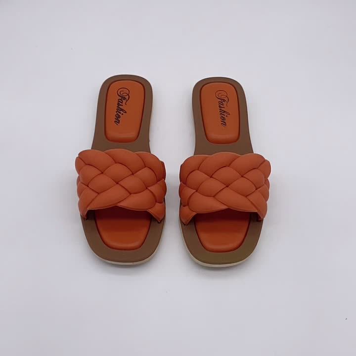 Hot Sale Fashion Designer Slides Summer Hot Sale Women Flat