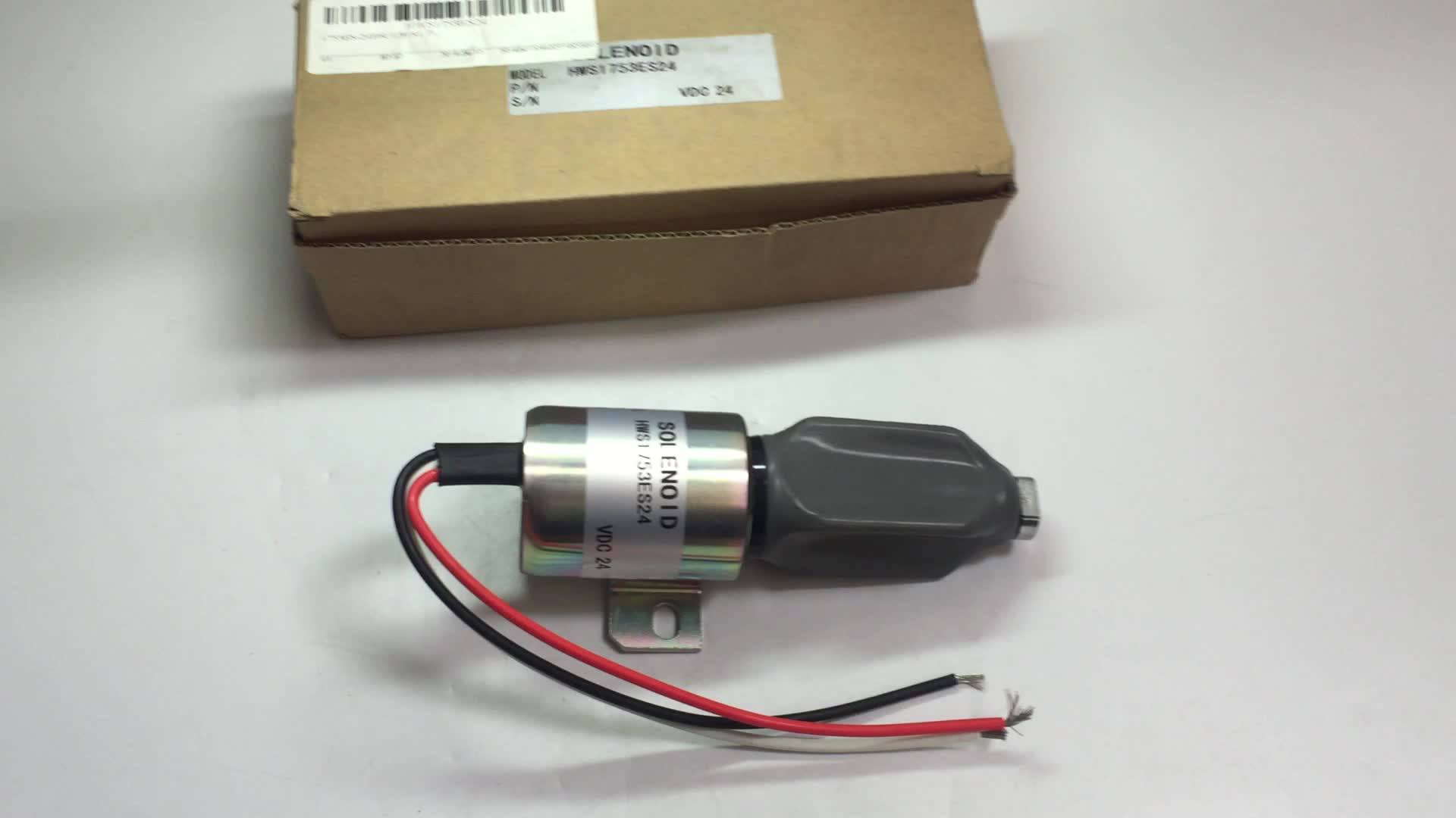 24v Linear Push Pull Solenoid Actuator 1753es24e6ulb1s1 For Engine