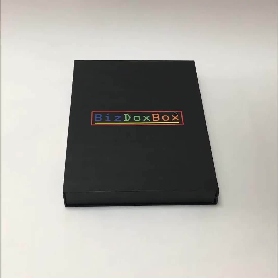 Black Printing Usb Flash Drive Gift Box,Small Gift Box With Eva Tray