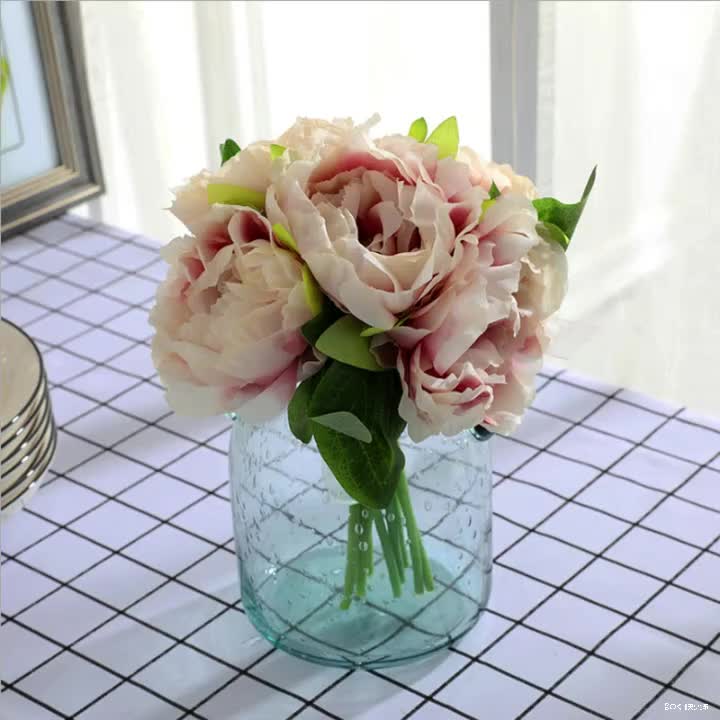 Wholesale Wedding Decoration Single Stem Pink Artificial ...