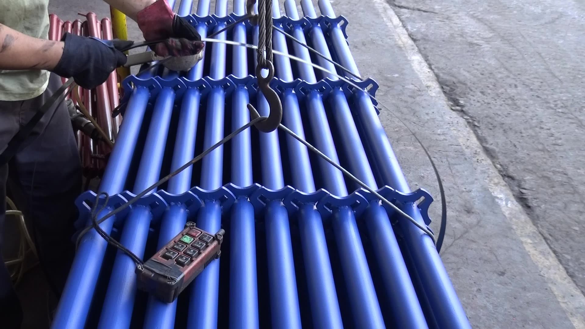 High Load Pin Lock Quick Lock Scaffolding For Steel Slab Supporting And