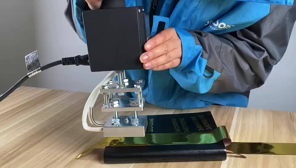 Custom Logo Pro Portable Seal Stamp Digital Hot Foil Stamping Machine ...