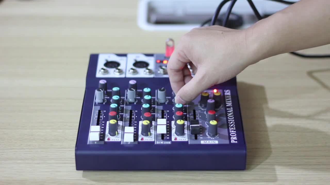 Wholesale Best Quality Professional Mini Audio Mixer With Studio Mixing