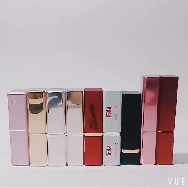 Faye Cosmetics Luxury Lipstick Container Packaging / Aluminum Pink