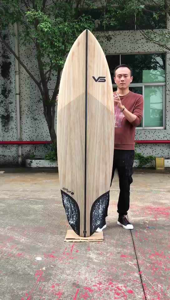 Wooden Surfbpard Epoxy Resin Board Surfboard Shortboard For Surfing
