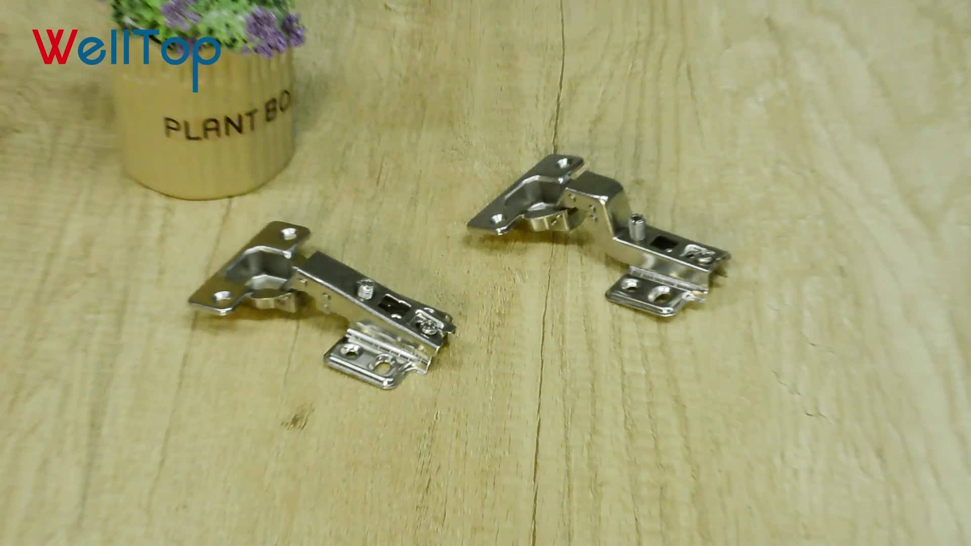 Slide On One Way Hinge Iron Furniture Nickel Plated Hinges From