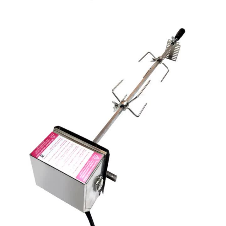 Heavy Duty Electric Motor Spit Roast Universal Barbecue Bbq Motorised