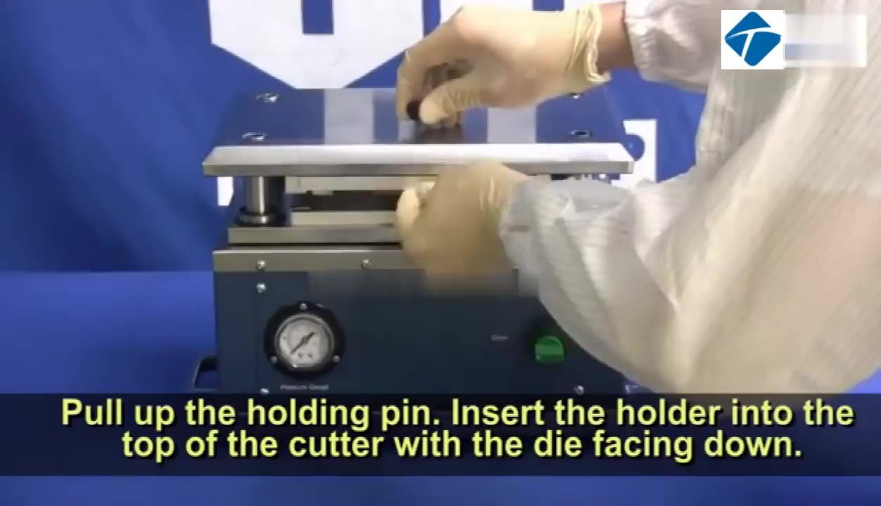 Tmax Lab Semi Auto Pneumatic Battery Cell Electrode Die Cutter Notching