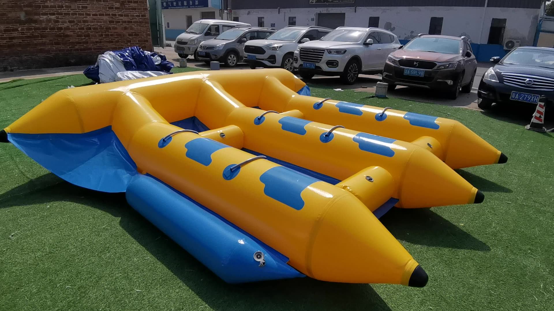 Inflatable Flyfish 6 Person Banana Boat Inflatable Banana Rubber Boat Inflatable Banana Boat