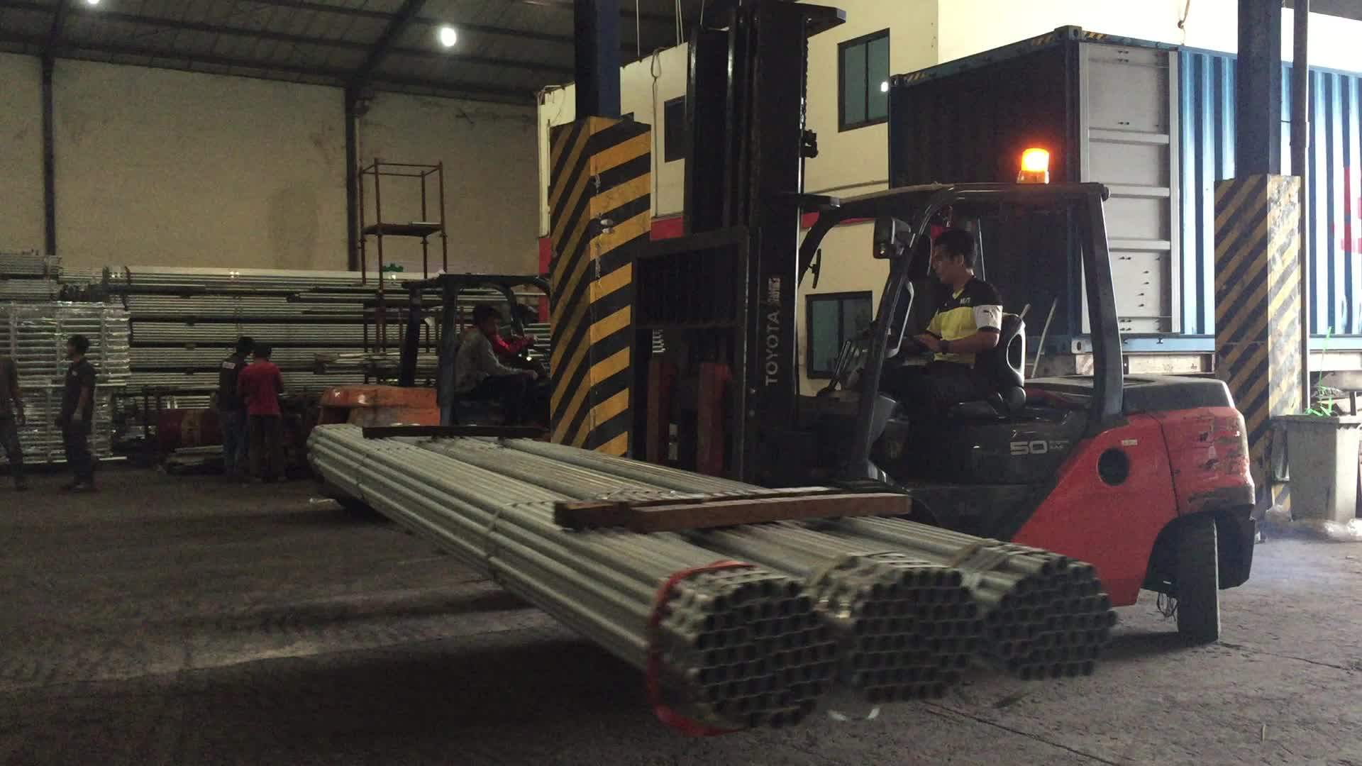 Gi Pipe Price ! ! ! Bs1139 Galvanized Pipe & Hot Dip Galvanized Steel