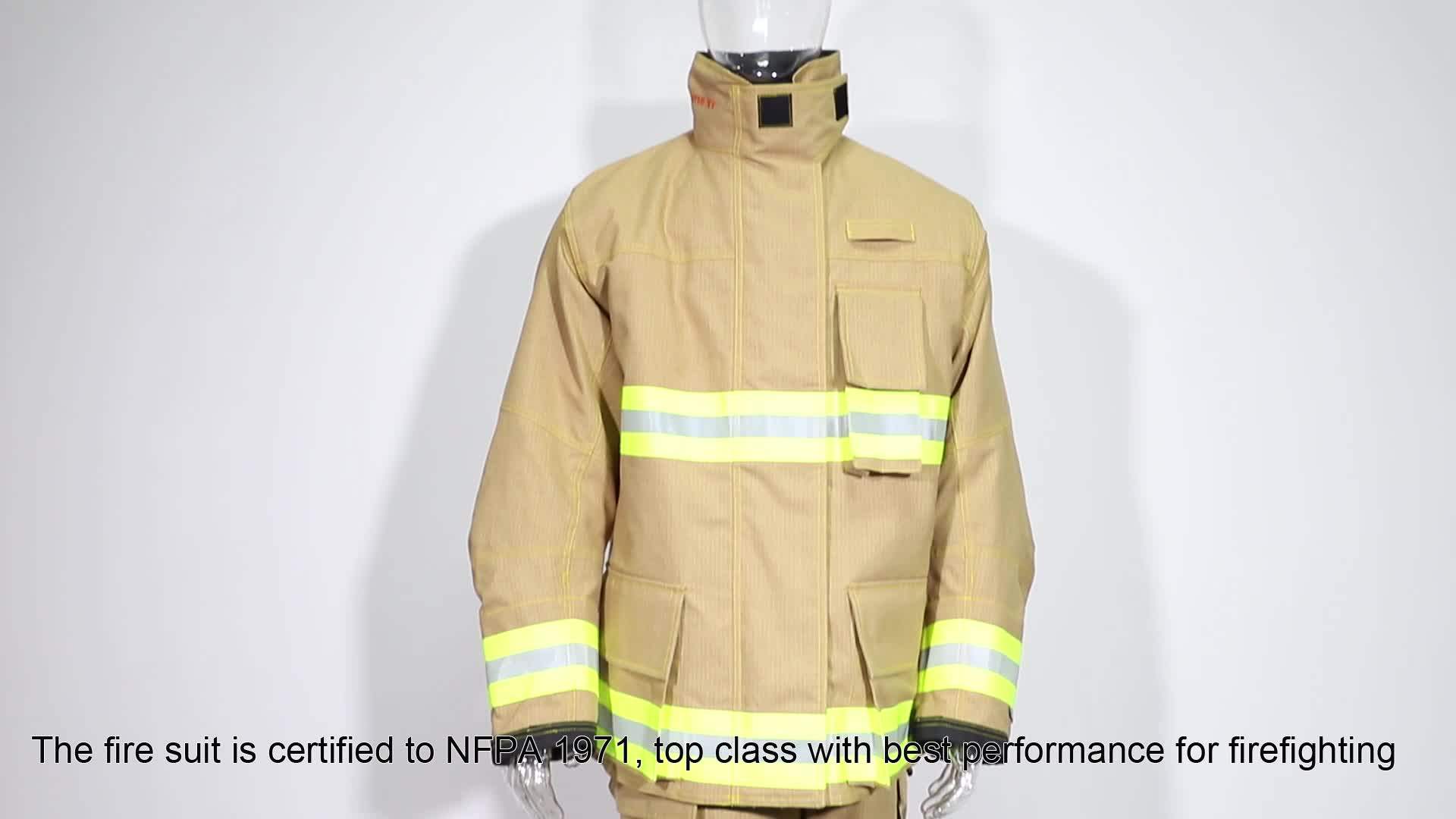 NFPA1971 bunker gear firefighter apparel firefighting clothing, View