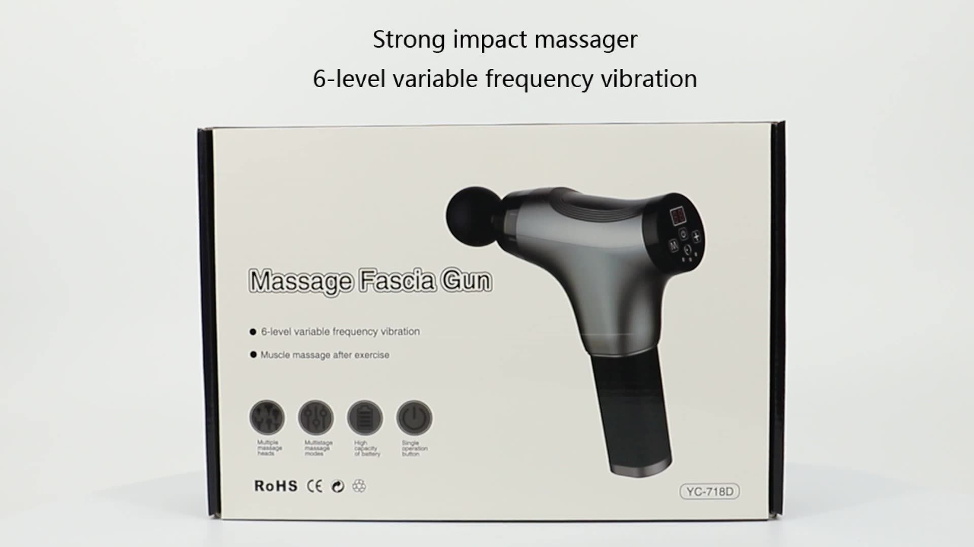 Huifan Gym Fitness Professional Deep Muscle Massager Gun Booster