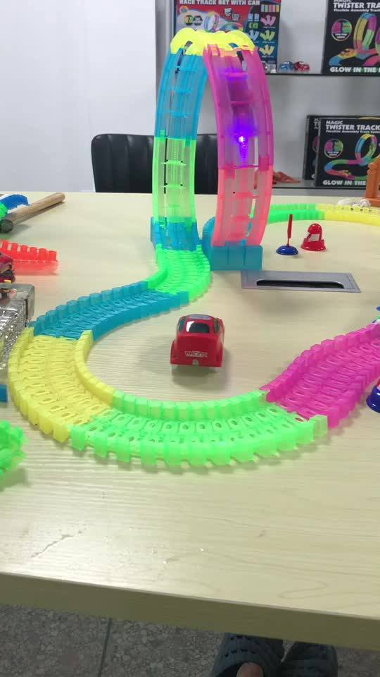 4 Pack Light Up Toy Race Track Cars Compatible With Tracks Toys Buy