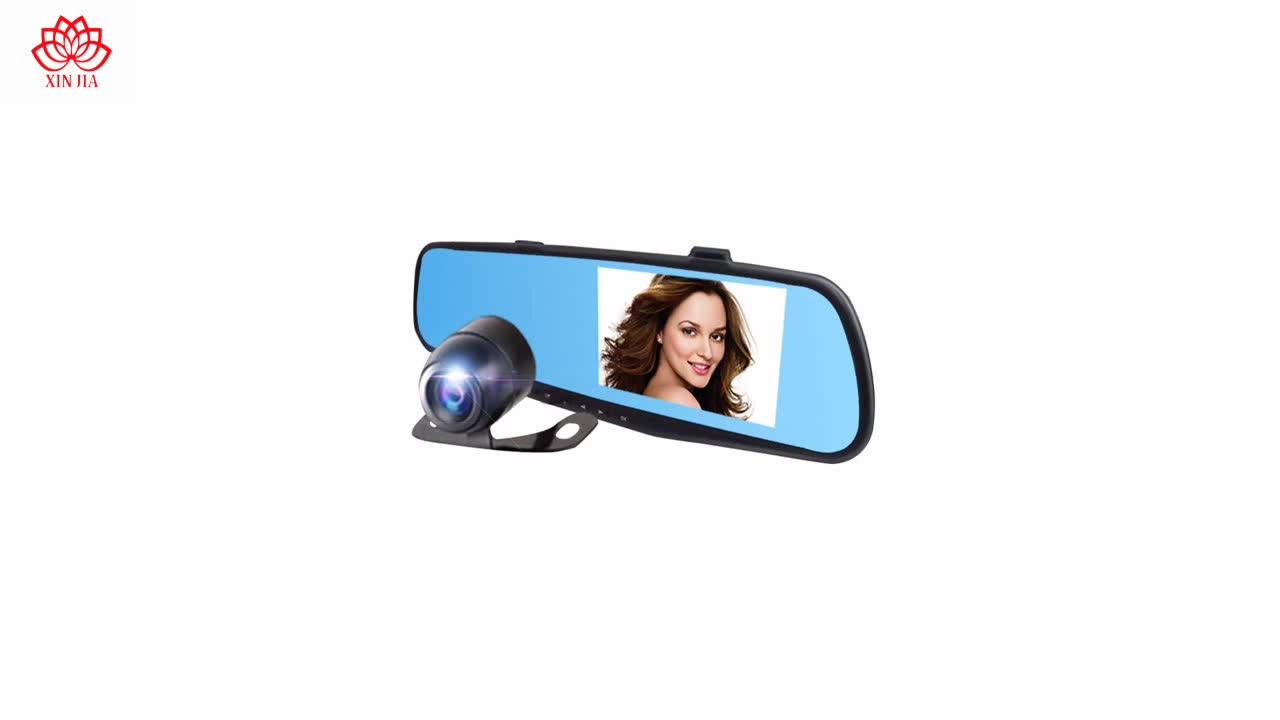 Factory Price H109 Car Dash Cam,4.3" Lcd Fhd 1080p Dual Lens Car Camera