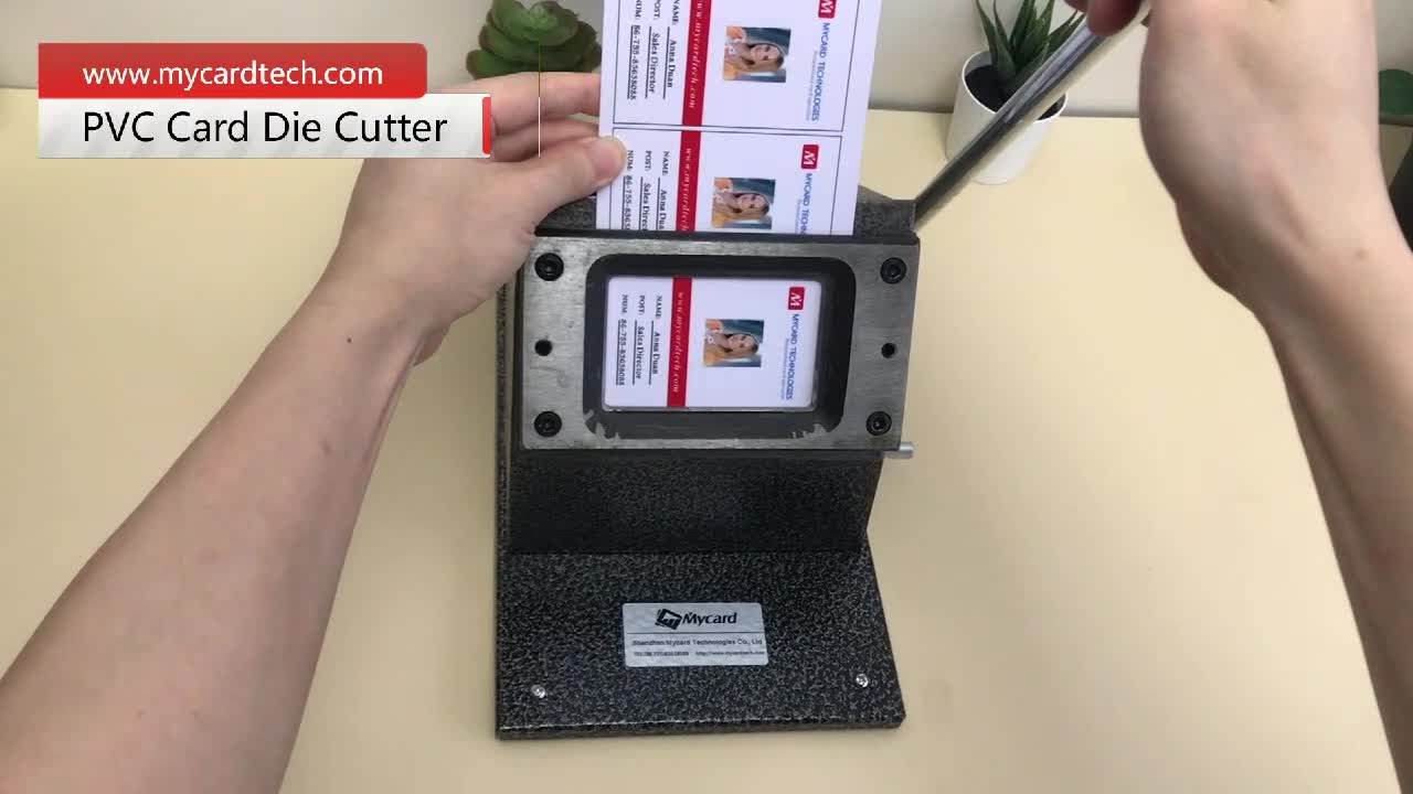 New Design Manual Plastic Credit Id Cr80 Card Die Cutter Buy Manual