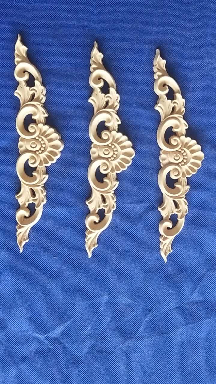 Rubber Center Onlay Furniture Appliques Center Onlay Applique