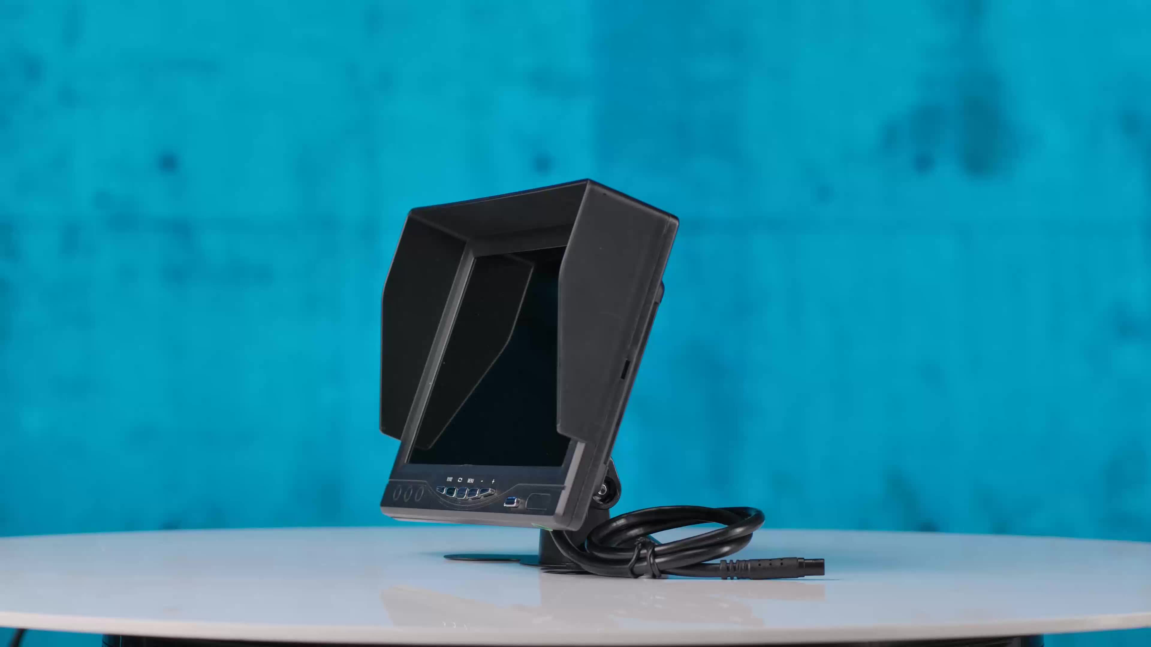 Greenyi 7" Quantum Dot Ips Qled Display Ahd Dvr Monitor For Truck Car