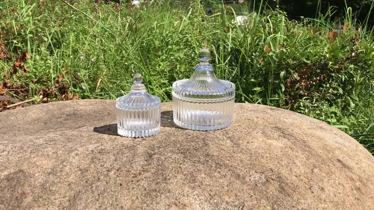 Glass Wholesale Crystal Apothecary Candle Candy Jars Buy Round Glass