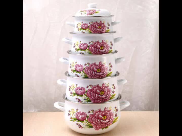 Enamelware 9710db3 Factory Wholesale Carbon Steel Enamel Steamer