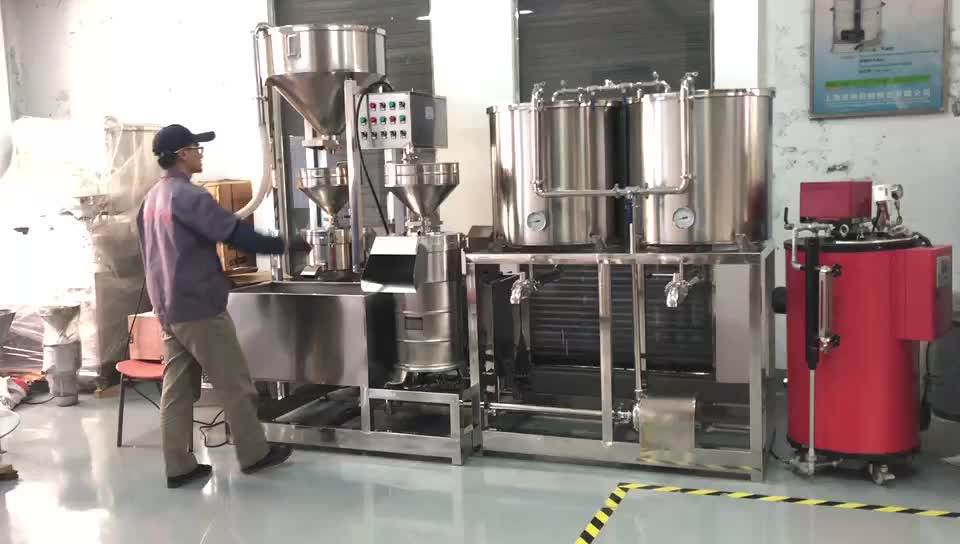 Shanghai Industrial Soybean Milk Production Line Soy Milk Machine/tofu