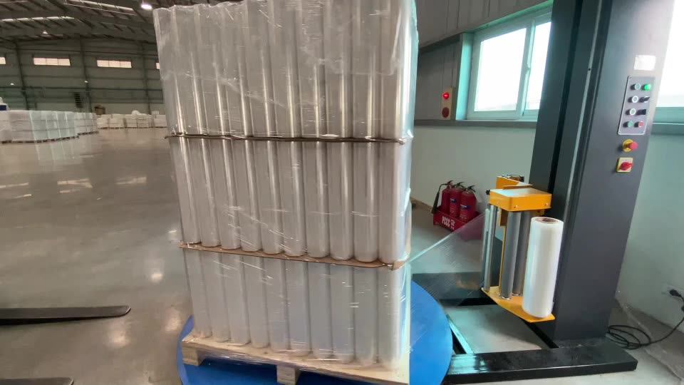 High Elongation Stretch Film Packaging Machine Transparent Lldpe Material Moistureproof And