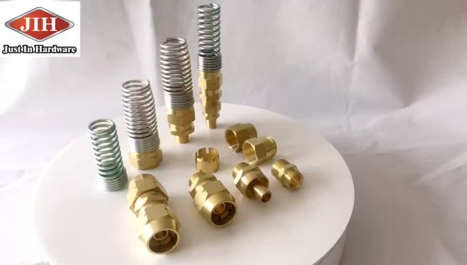 Sleeve Ferrule Sae/dot Rubber Air Brake Brass Fittings For Rubber Hose