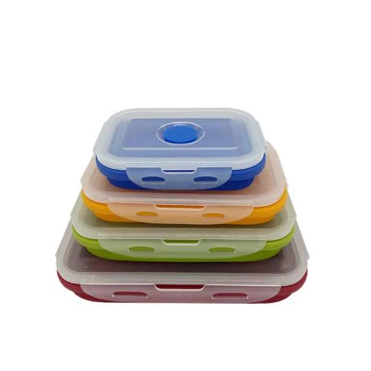 Best Selling Food Grade Silicone Reusable Collapsible Food Container