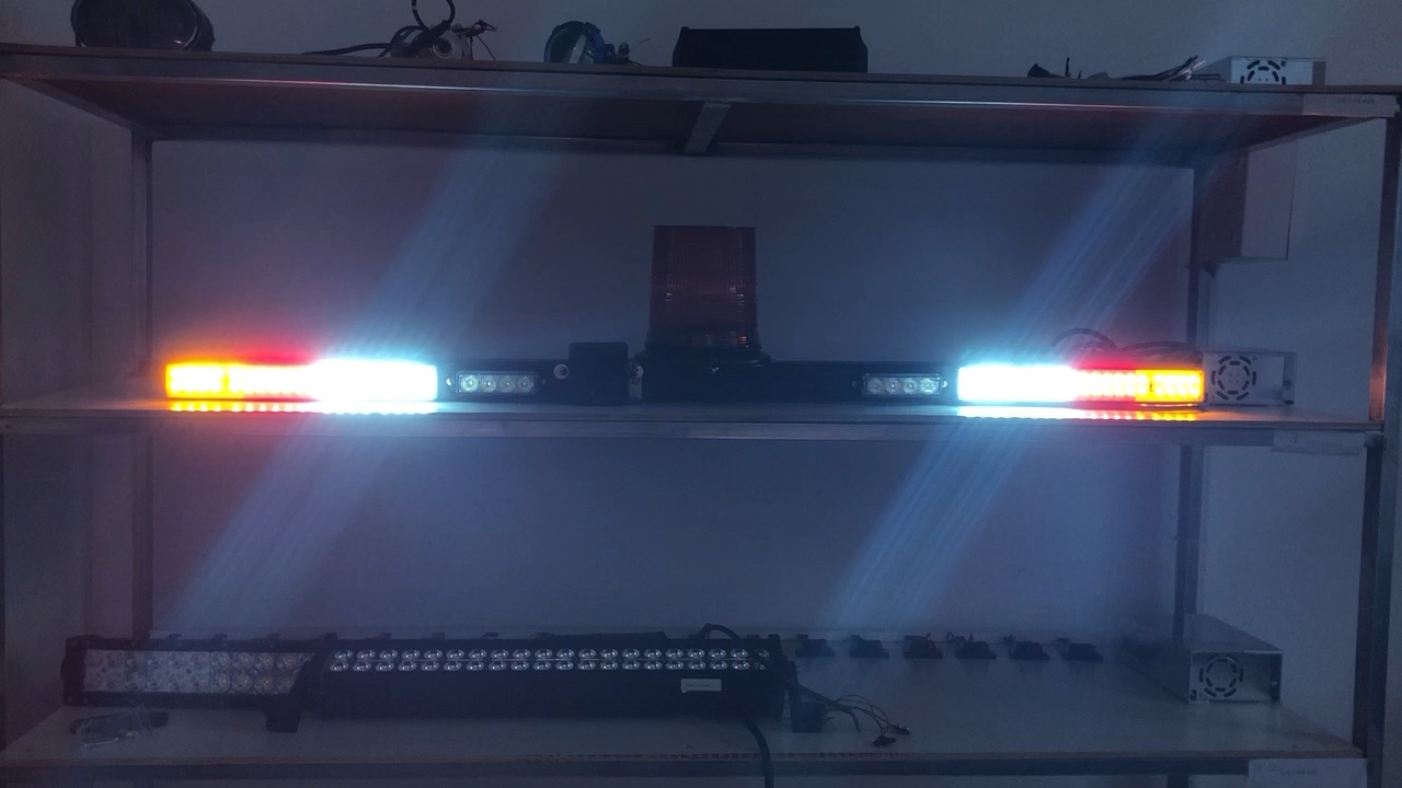 1.2m Strobe Beacon Mine Light Bar 12v 24v Mining Combination Light Bar