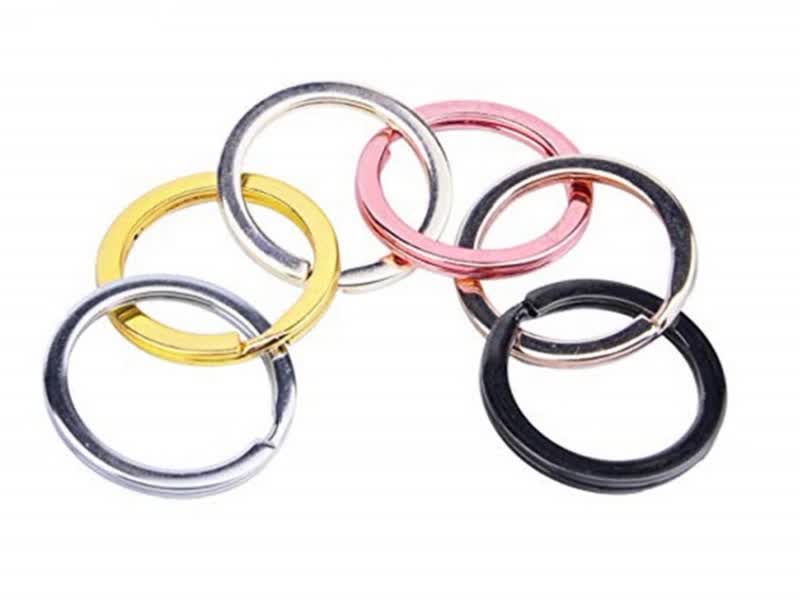 Dog Tag Ring Flat Key Rings Rings Split Keyrings For Home Car Keys