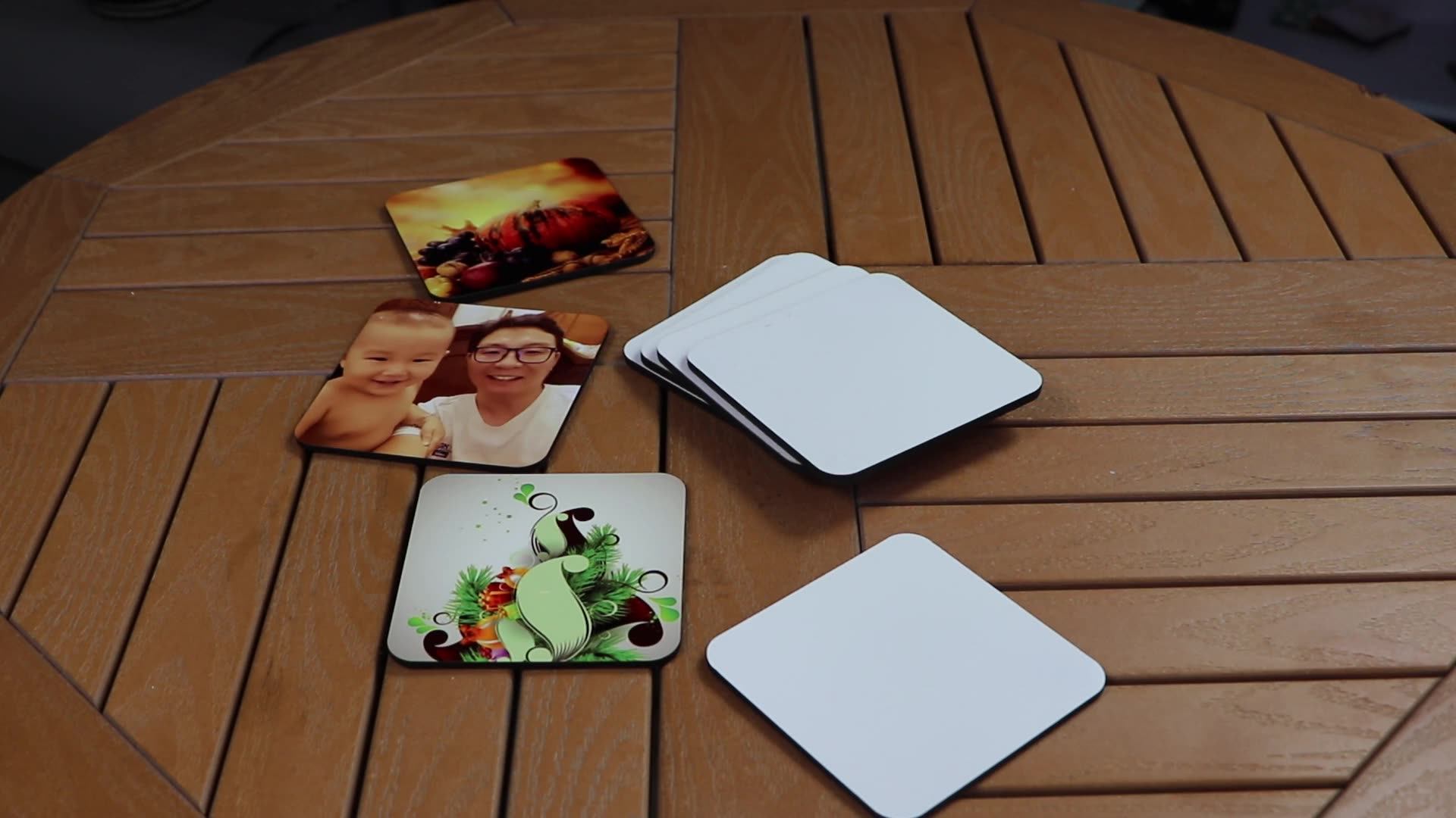 Wholesale Sublimation Mdf Wood Dye Coaster Blank For Custom Printing