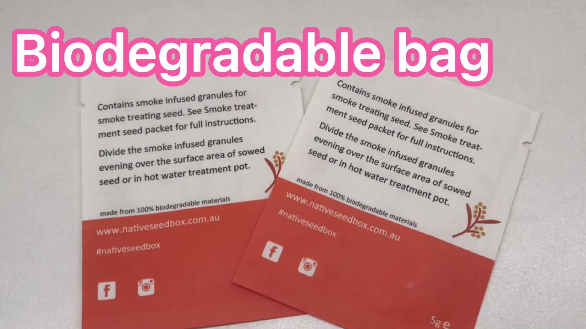 Low Moq 3 Side Seal Bag Kraft Paper Custom Biodegradable Empty Tea