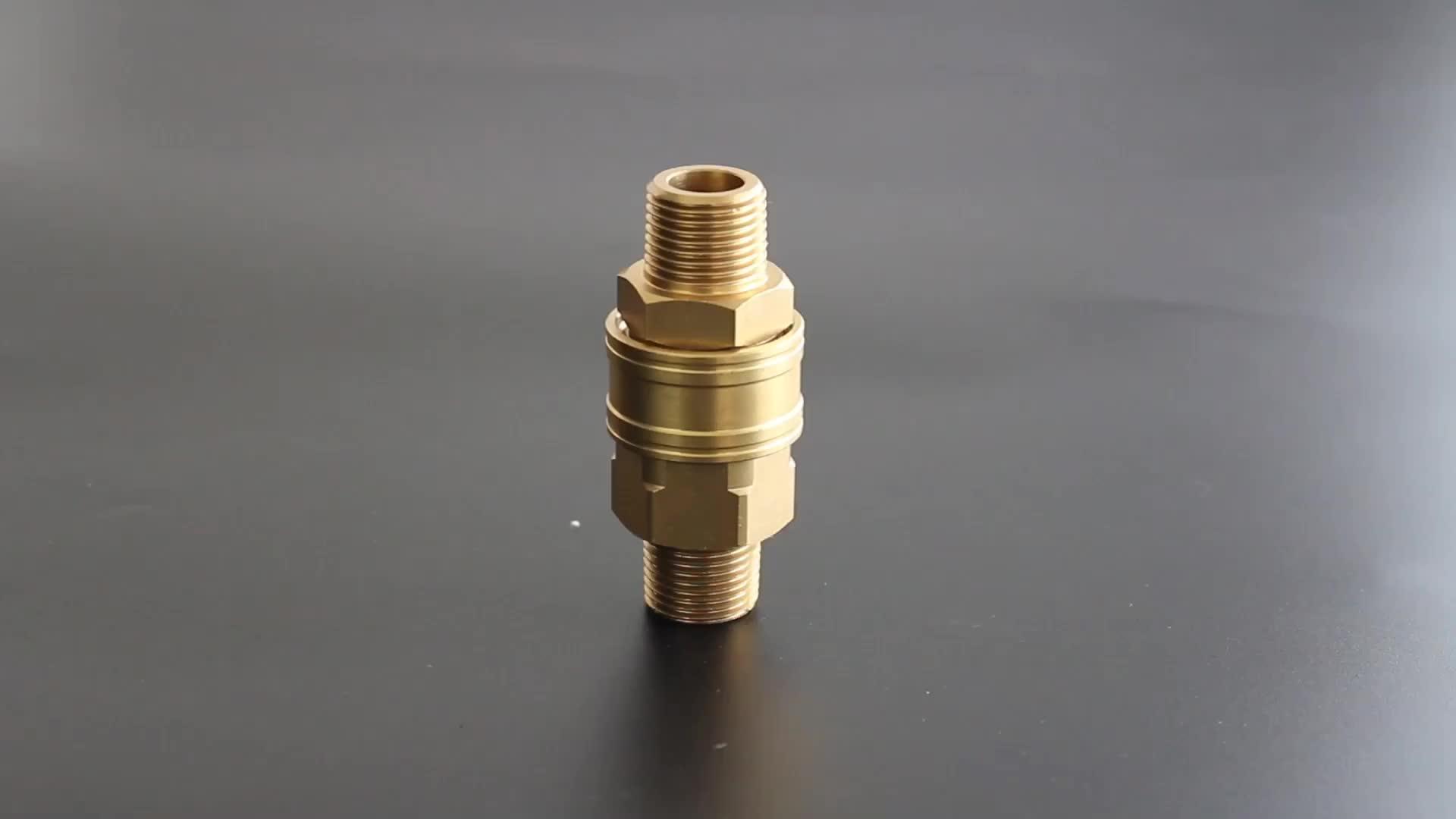 Zjkb Brass High Pressure Washer Straight Through Quick Disconnect Hose Fittings Buy Quick