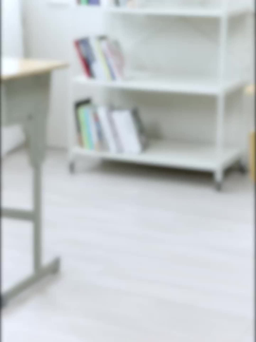 Multifunctional Office Classroom Deskside Book Storage Shelf Plastic