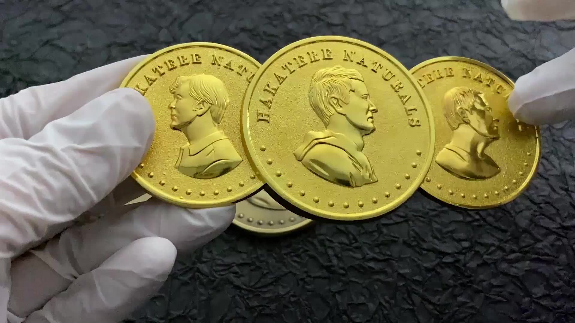 Custom Antique Bronze 999 Gold Plating Metal Coin France Custom Logos ...