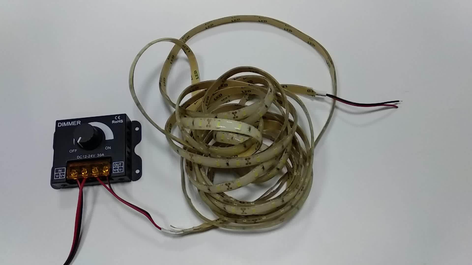 Ce Rohs Certification Rotary Pwm Dimmer Switch Dimer Controller 12v 24v