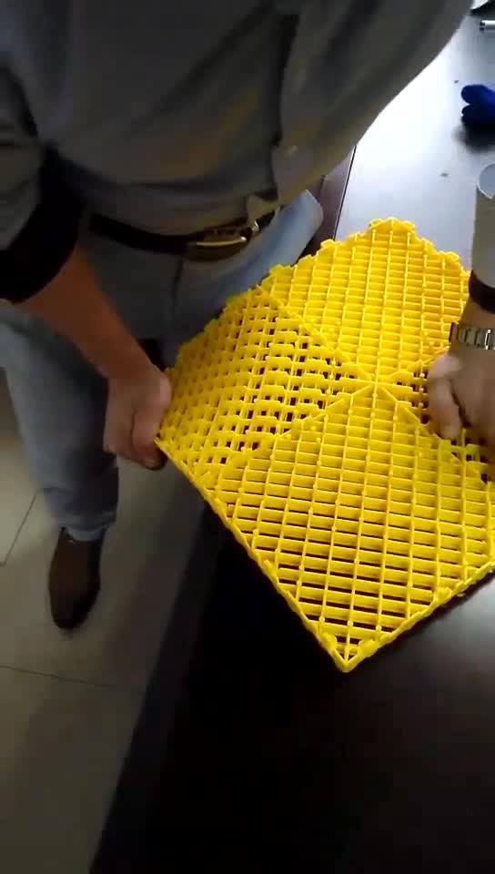 Oem And Odm Injection Molding For Car Wash Grate Floor Tiles /plastic