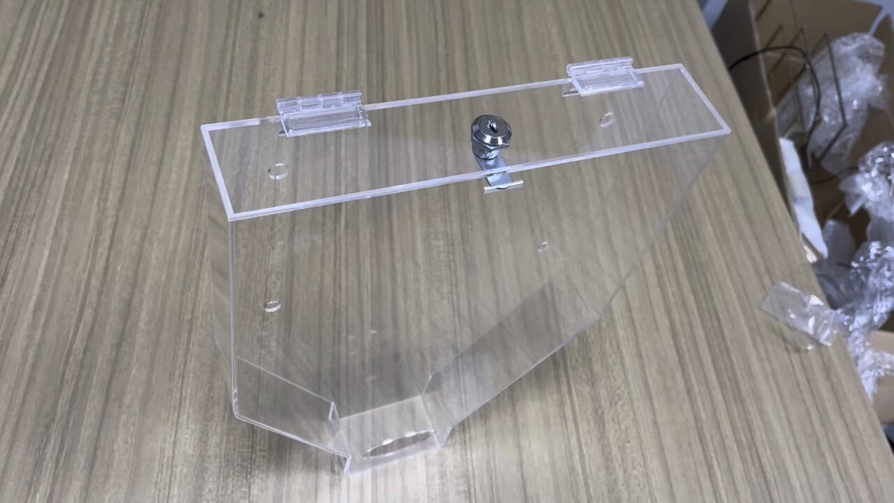 Transparent Perspex Condom Dispensee Box With Lock Key For Sale Special
